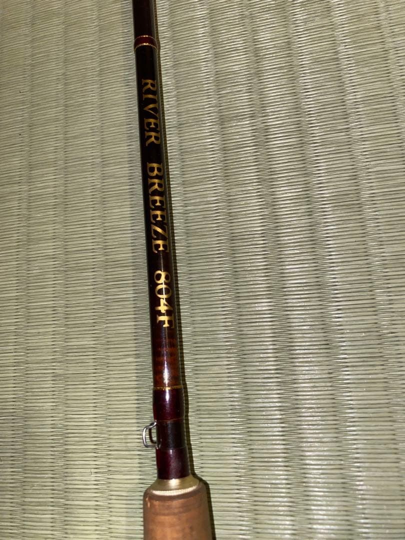 River Breeze 804F Fly Rod 8ft #4 Cork Handle Brown Used