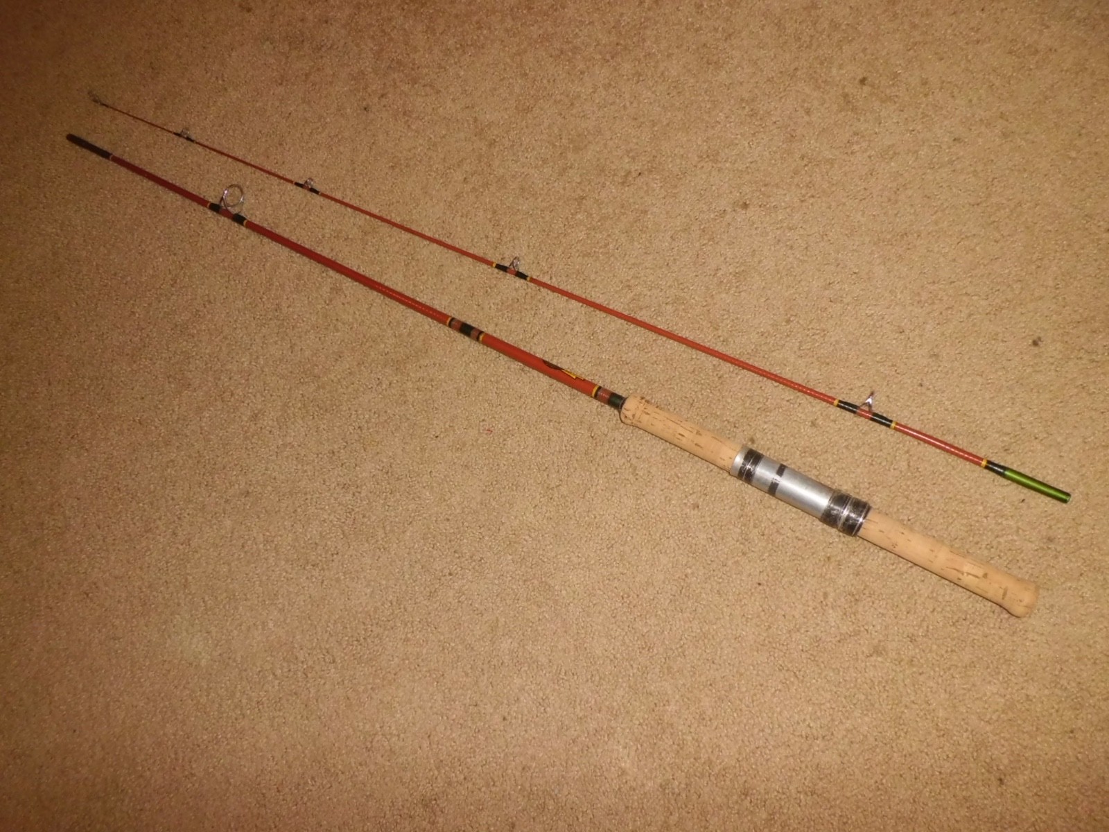 Vintage SHAKESPEARE Wonderod Ultra Light Spinning 7′ Rod made in USA