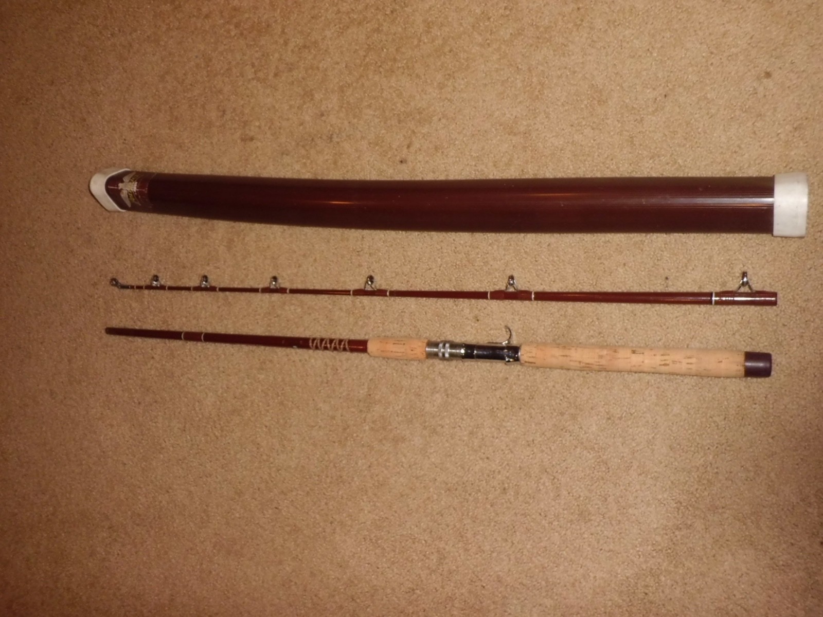 RARE Vintage FENWICK PLP56 Conventional Boat 5’6″ Rod- USA- 15-30lb- # N193745