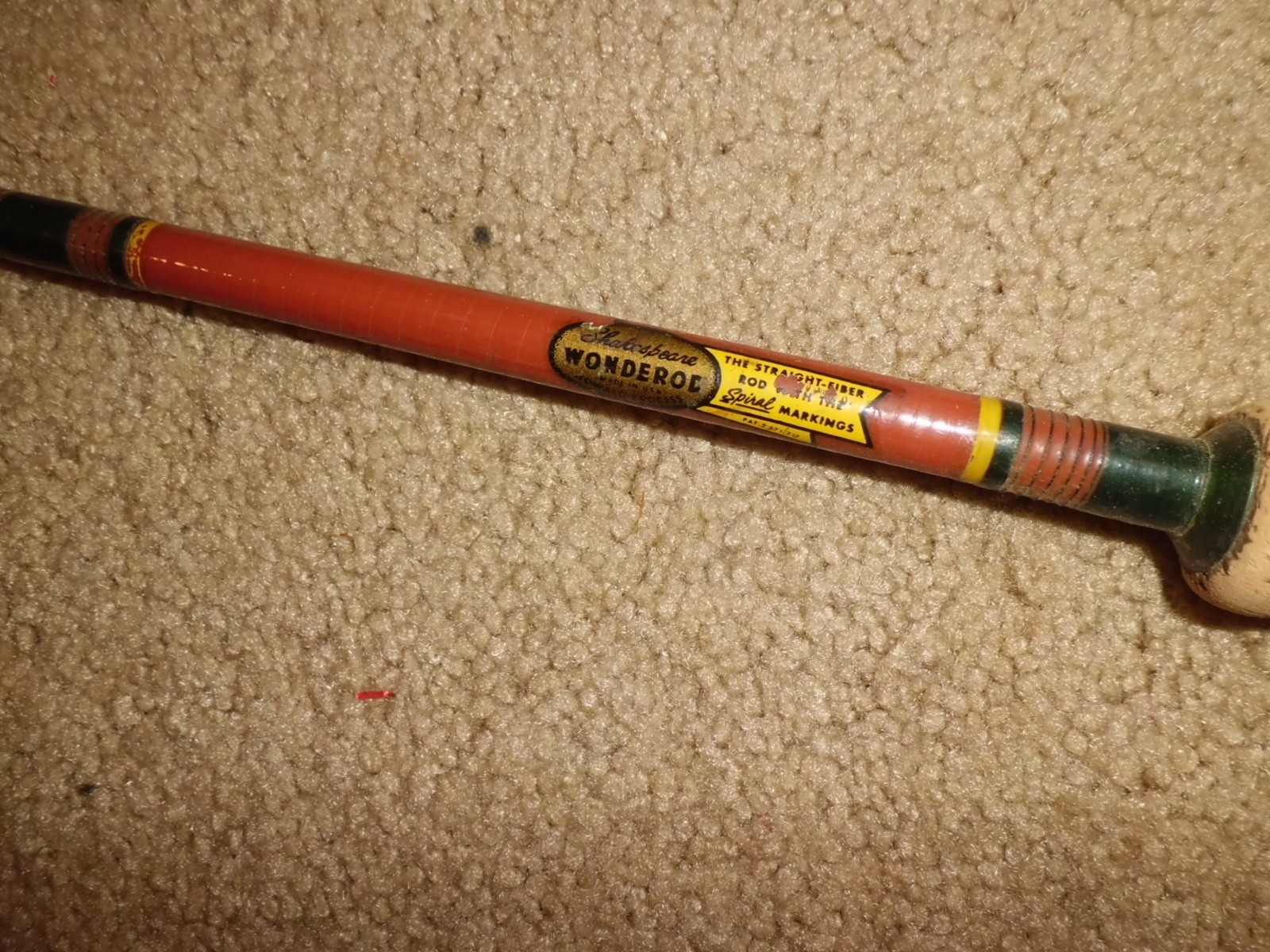 Vintage SHAKESPEARE Wonderod Ultra Light Spinning 7′ Rod made in USA