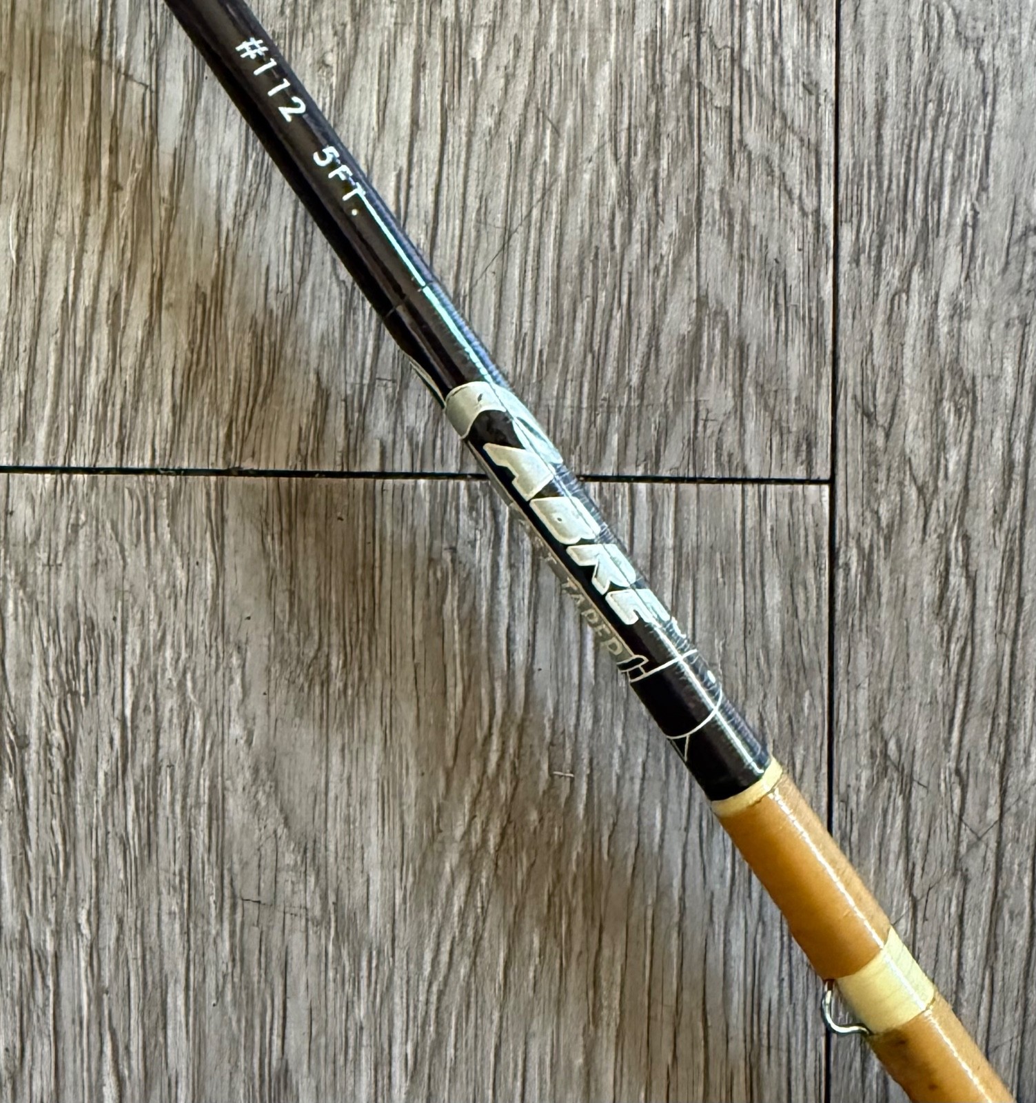 Vtg SABRE model #112 FISHING ROD Nypoxy 5 ft pole 2-6 lb. line freshwater beauty