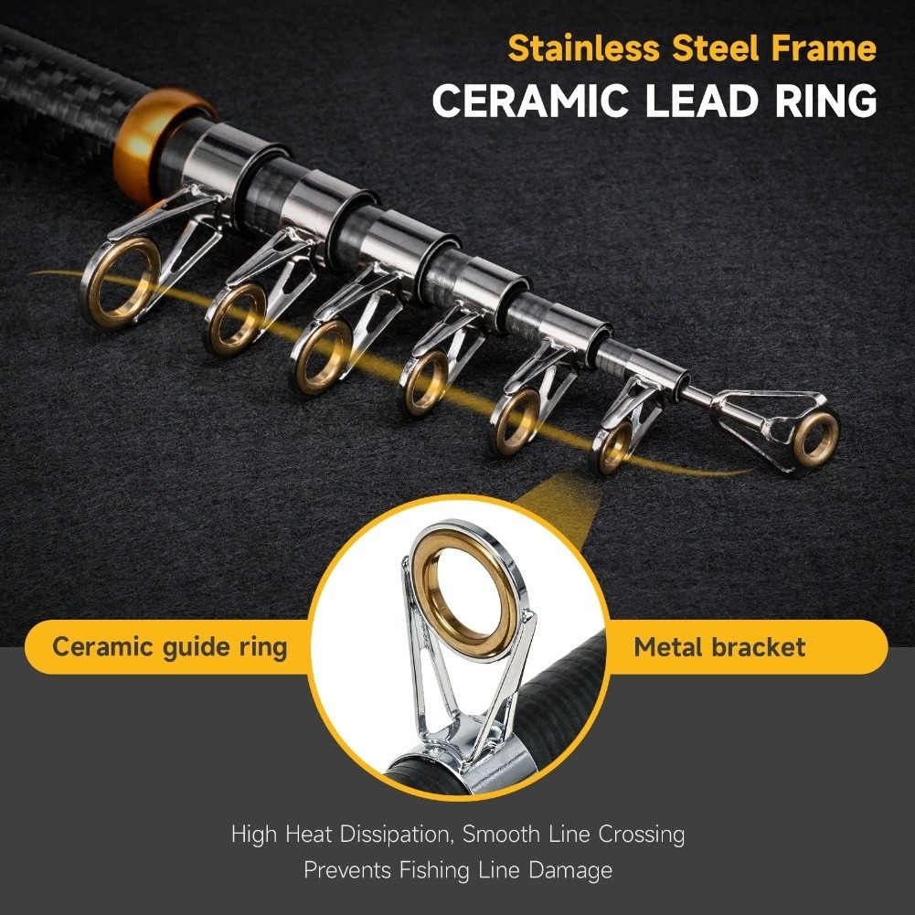 For Various Fish Species Portable Fishing Rod Casting Rod Lightweight Design