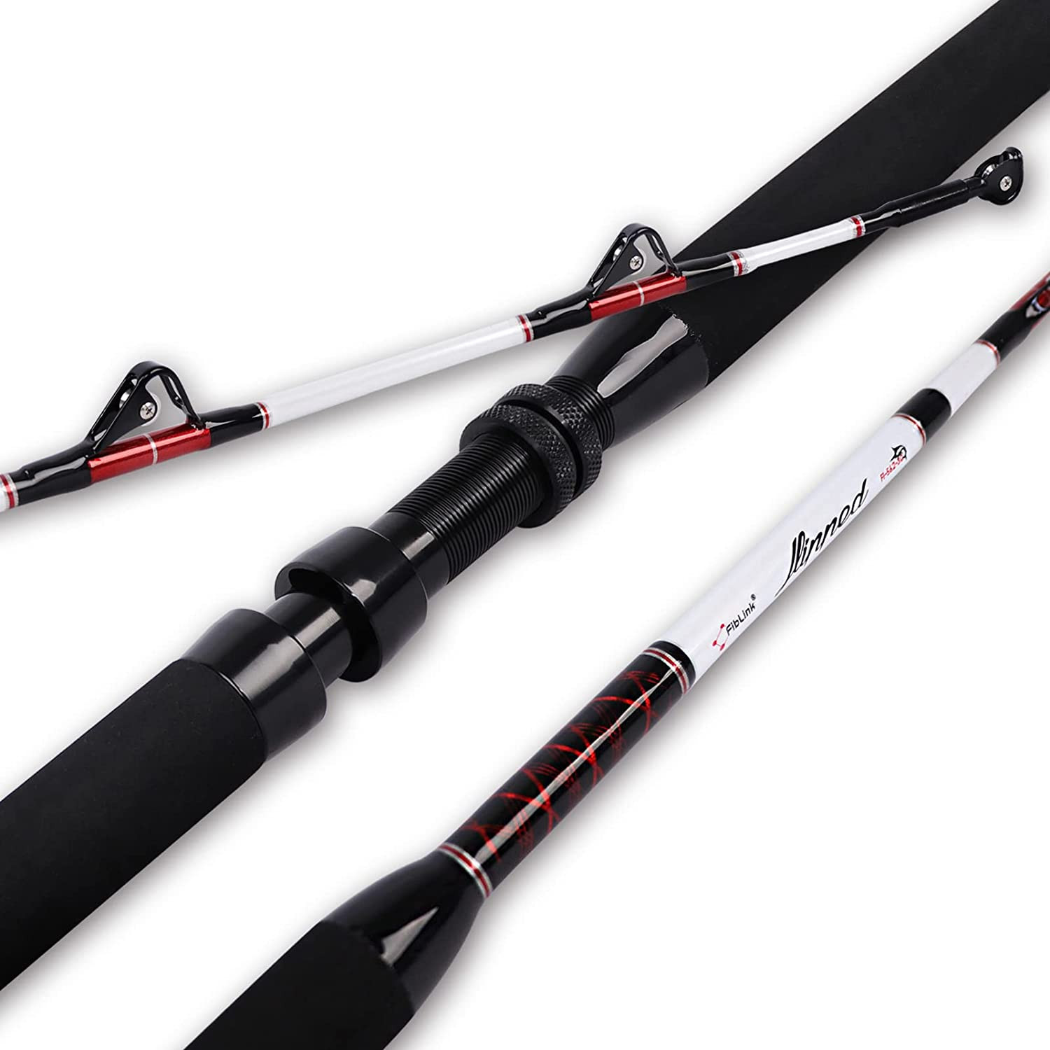 Trolling Rod Saltwater Deep Dropper Big Game Conventional Fishing Pole 1PC 2PC