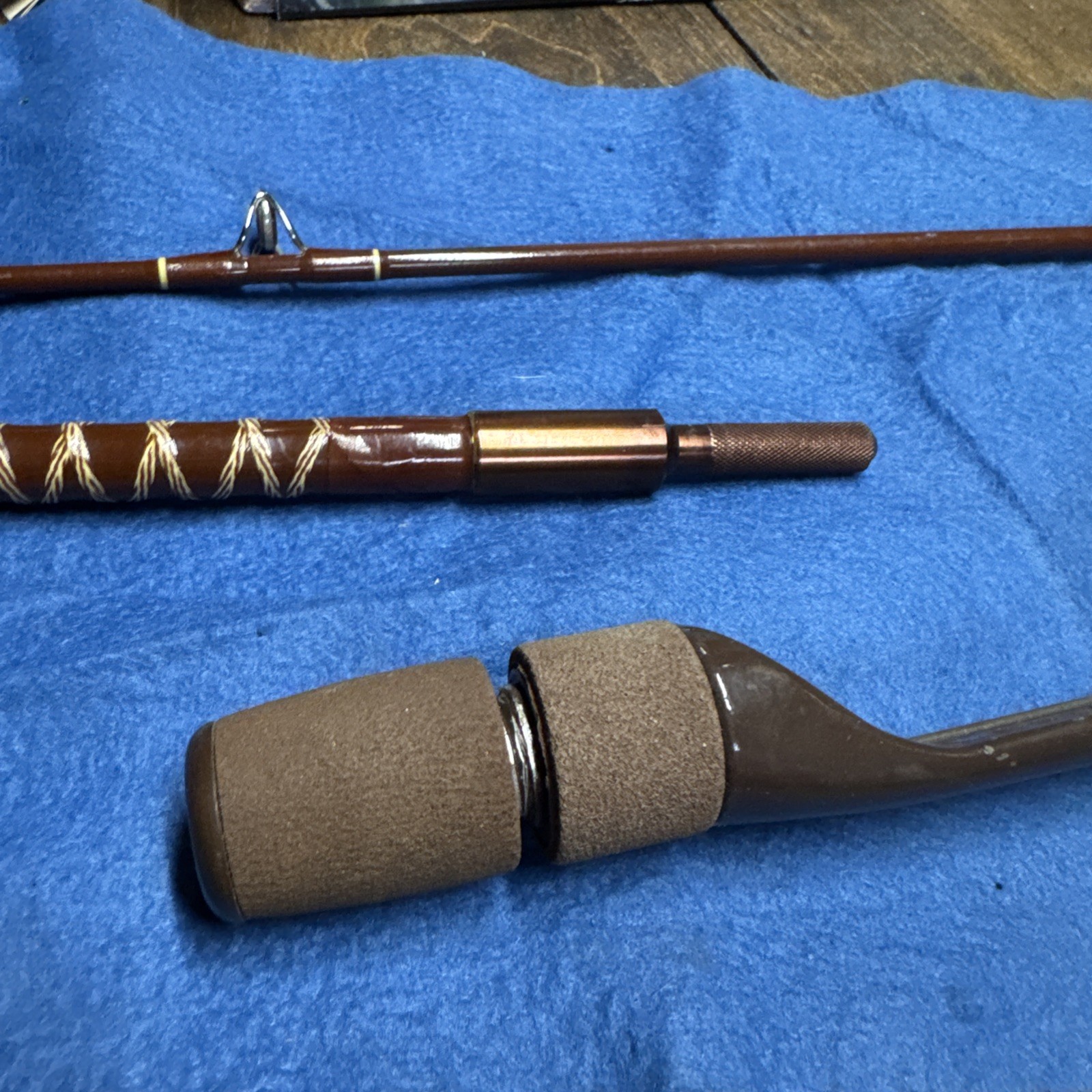 Vintage FENWICK FS65 Spinning 6’6″ Rod made in USA- 6-12 lb take down