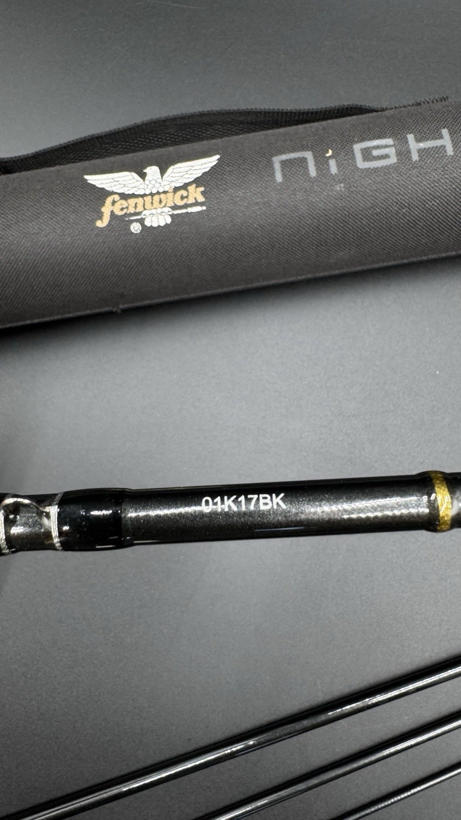 Fenwick NightHawk 9’ 5WT 4-Piece Fly Rod w/ Orvis Encounter II Reel & Case