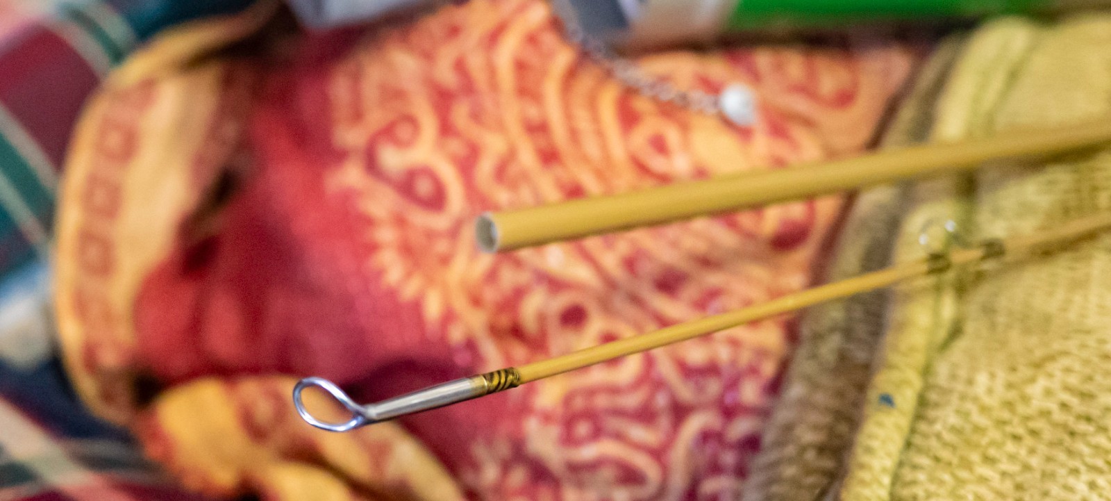 orvis golden eagle fly rod HCF (7) 8ft. 2 piece with tube and sock