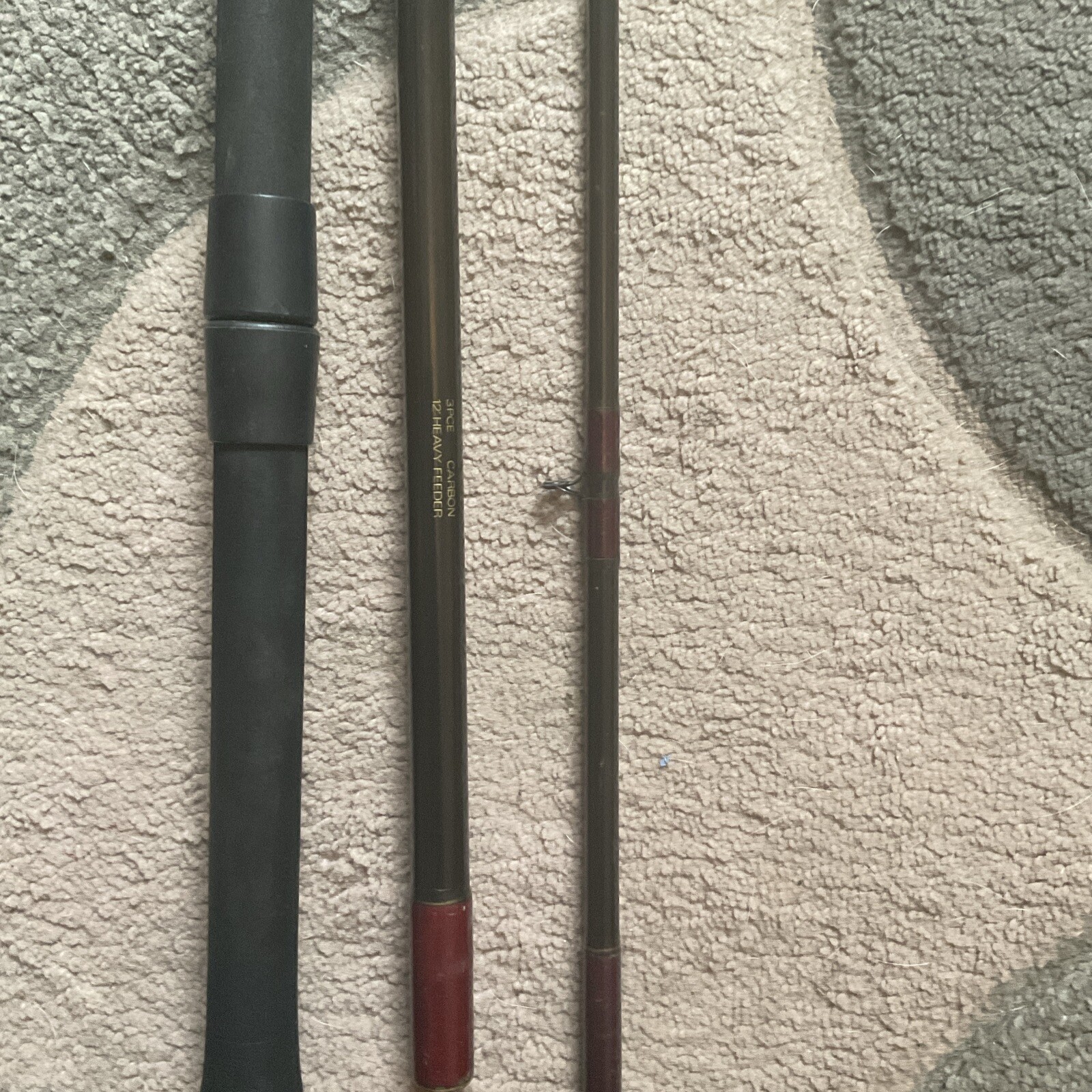 Leon grant Carbon 3pc 12ft heavy feeder custom fishing rod