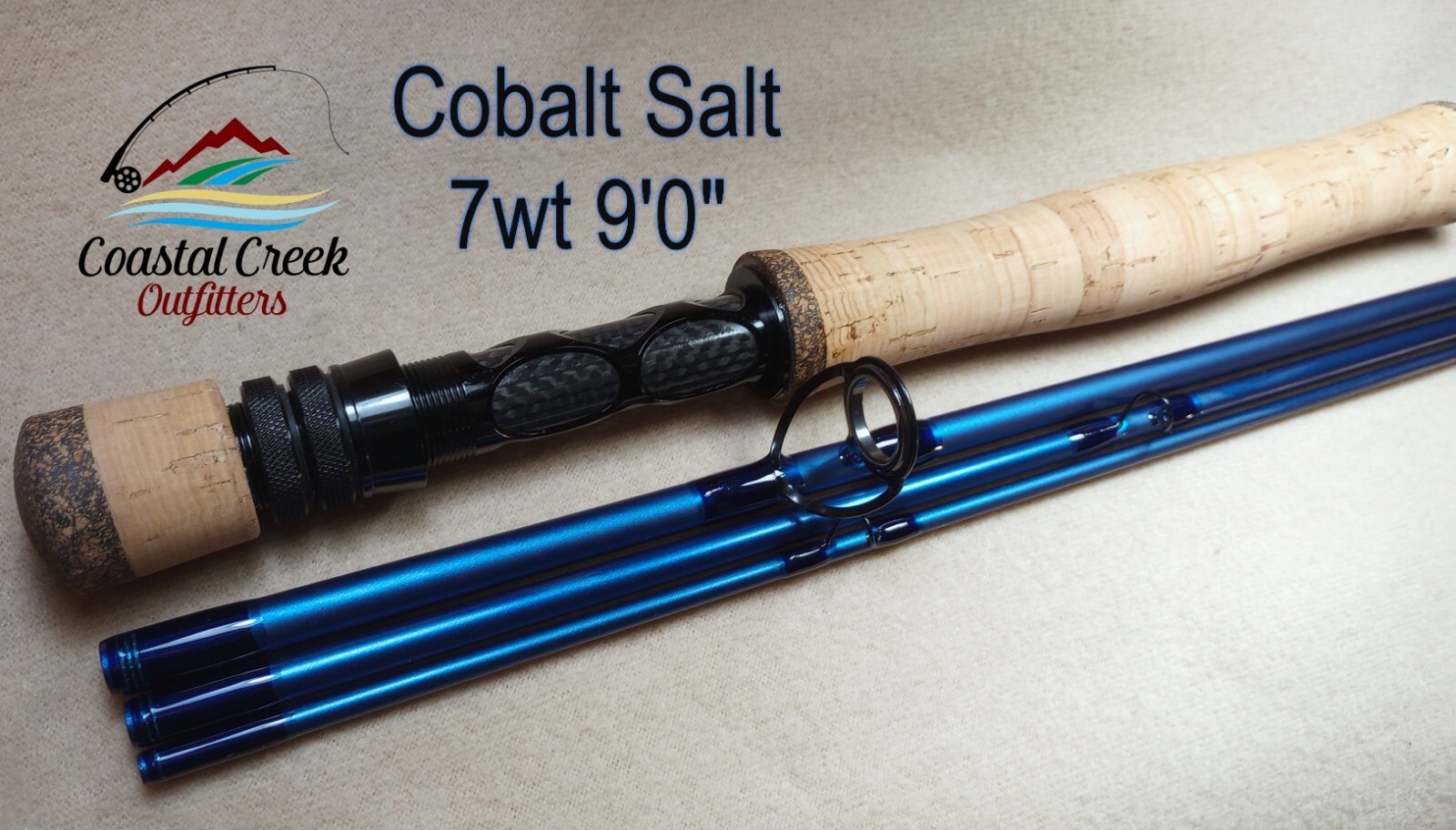 Coastal Creek Outfitters Cobalt Salt 7wt Custom Fly Rod built just for you