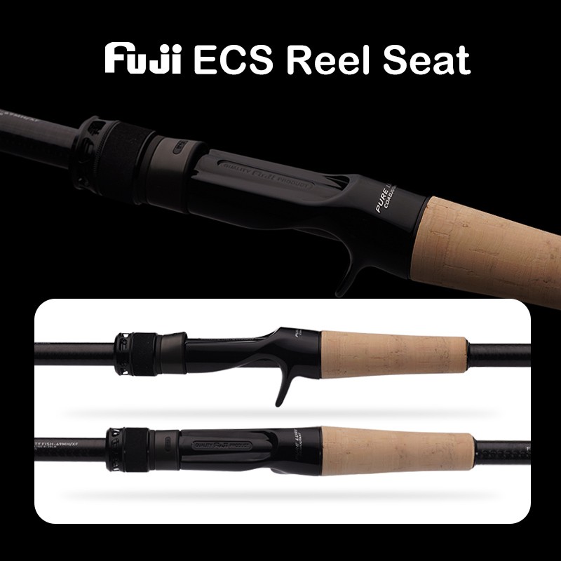 PURELURE SILIX-T 1-Piece Extra Fast Rod Casting Spinning Fishing Lightweight