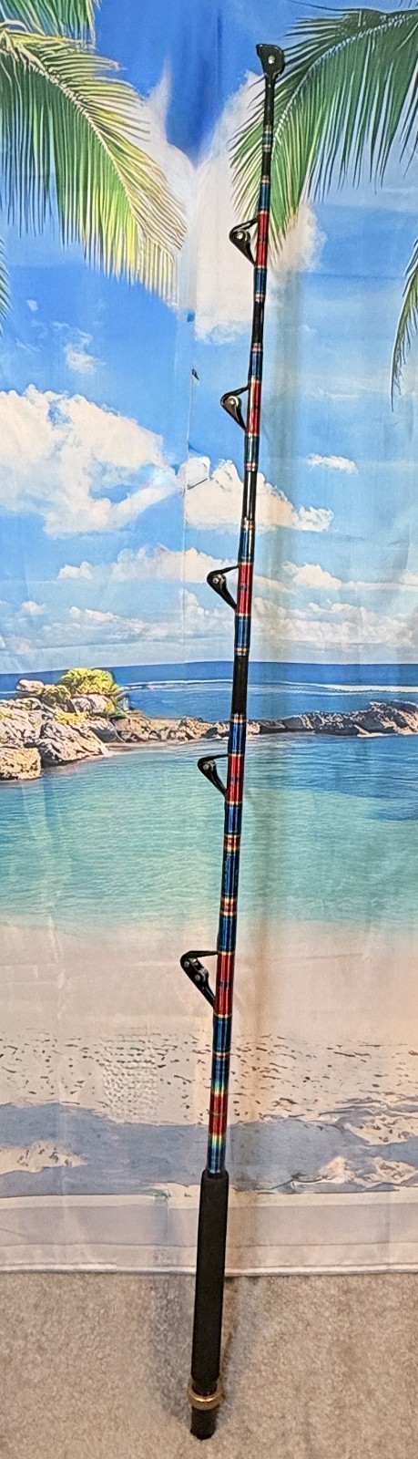 Custom Built CALSTAR BRT-130 Big Game Tuna Rod by LONGFIN 130lb Line 5’8″ AFTCO