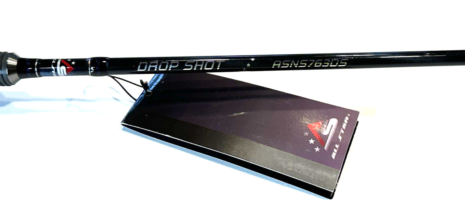 All Star “DROP SHOT” ASNano ASNS763DS Spinning Fishing Rod 6′-4″ Fast Light -New