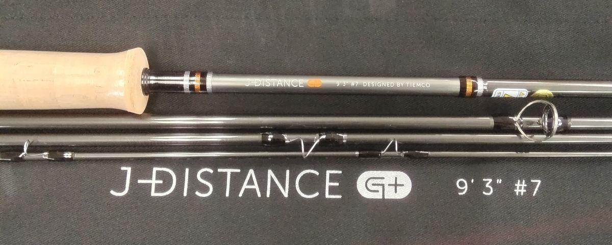Tiemco J Distance G+ 937-4 Fly Rod 9ft 3in 7 4pc Graphene Material from Japan