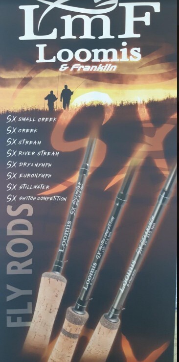 Loomis and Franklin SX Switch Competition fly rods perfect for medium rivers