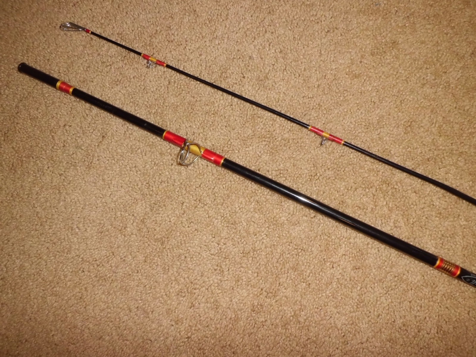 Vintage HARNELL 644 Spinning 8′ Rod made in USA- 12 lb