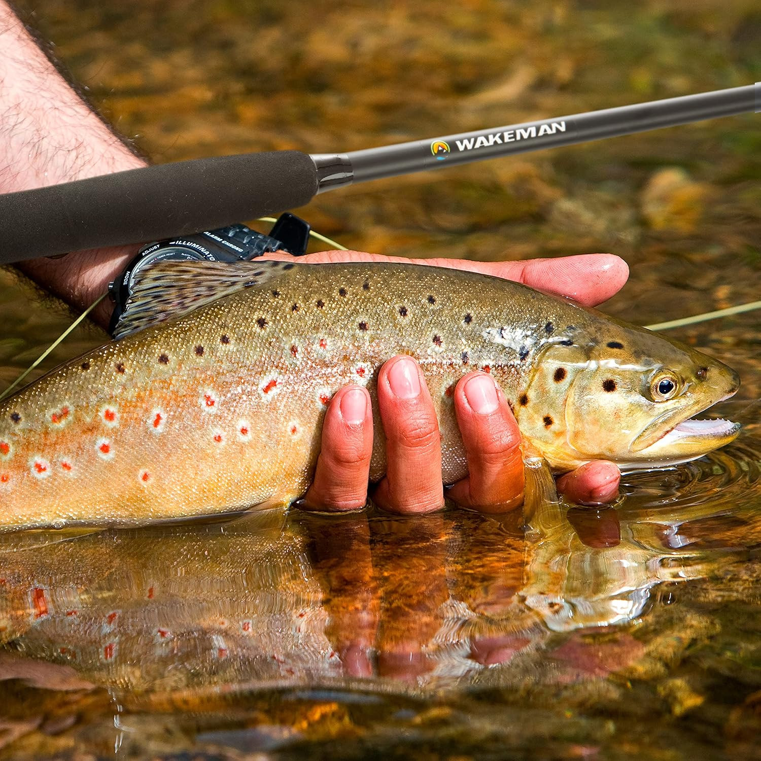 Outdoors Fly Fishing Rod & Reel Combo Starter Kit with Case