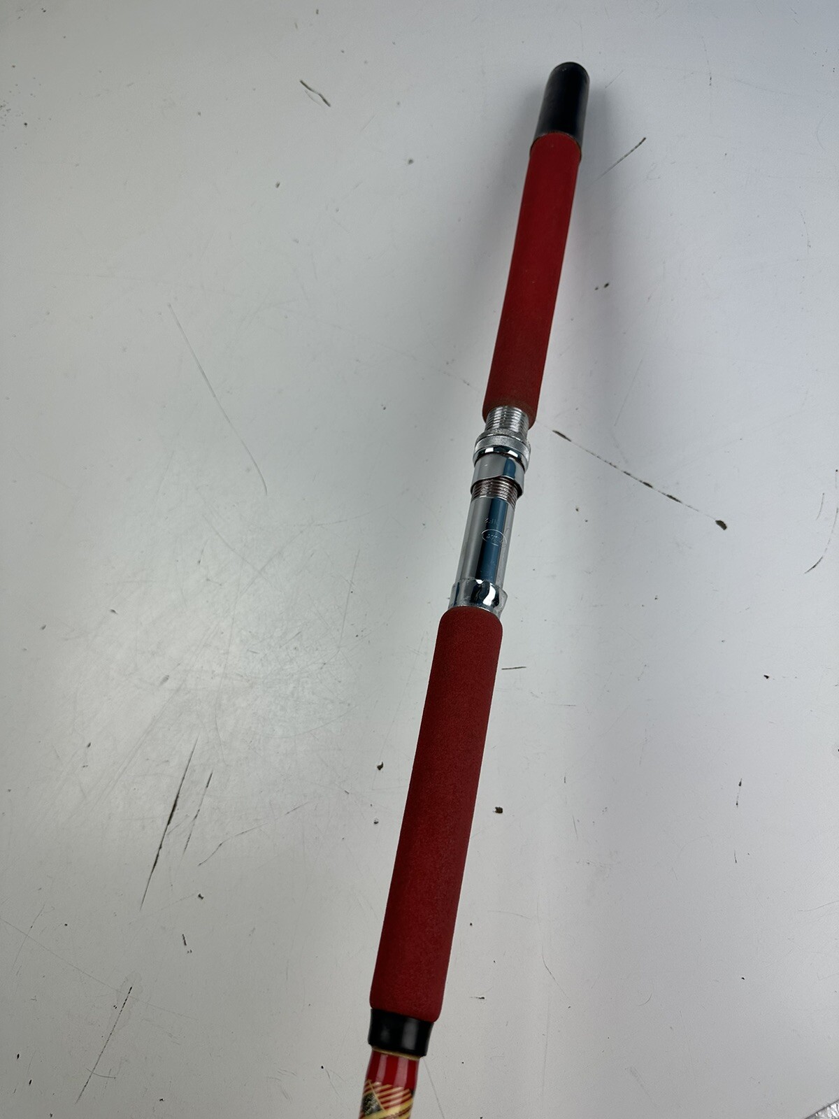 Custom Fishing Pole Built by C.B’s Custom Tackle 6’7” 20#-80# American Flag Inla