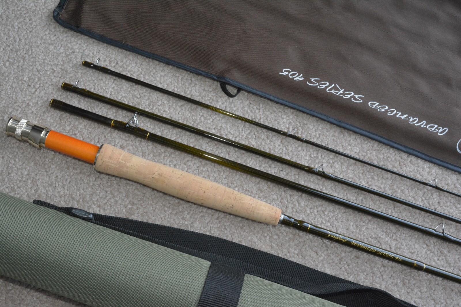 GRAYLING ADVANCED SEIRES 905 FLY ROD 9’0″ LW5 4 SEC W/CASE