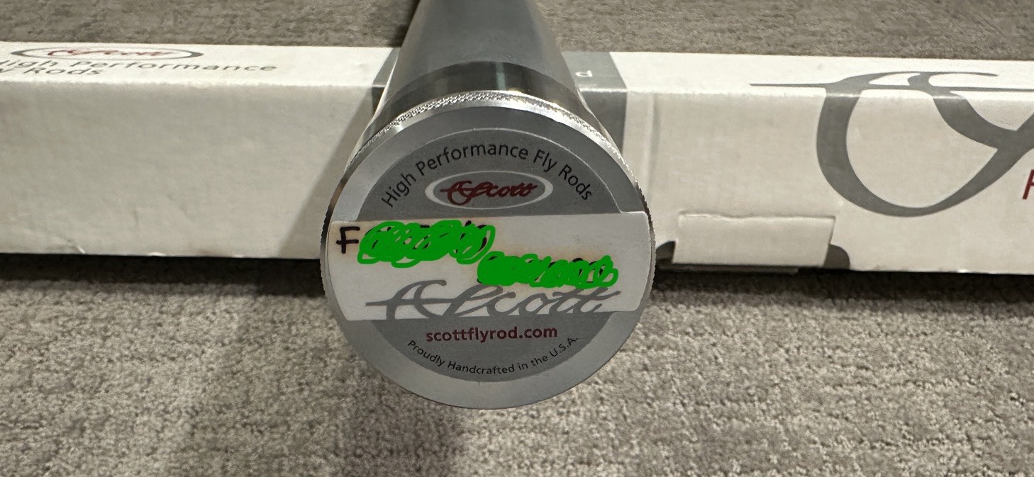 RARE BRAND NEW Scott Fly Rod F2 6 1/2 ft 3wt 3pc