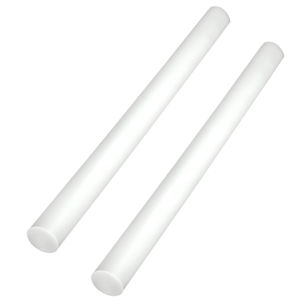 2Pack Round Acetal Copolymer Rods – 3/4 -Inch Diameter and 12-Inch Length Opa…
