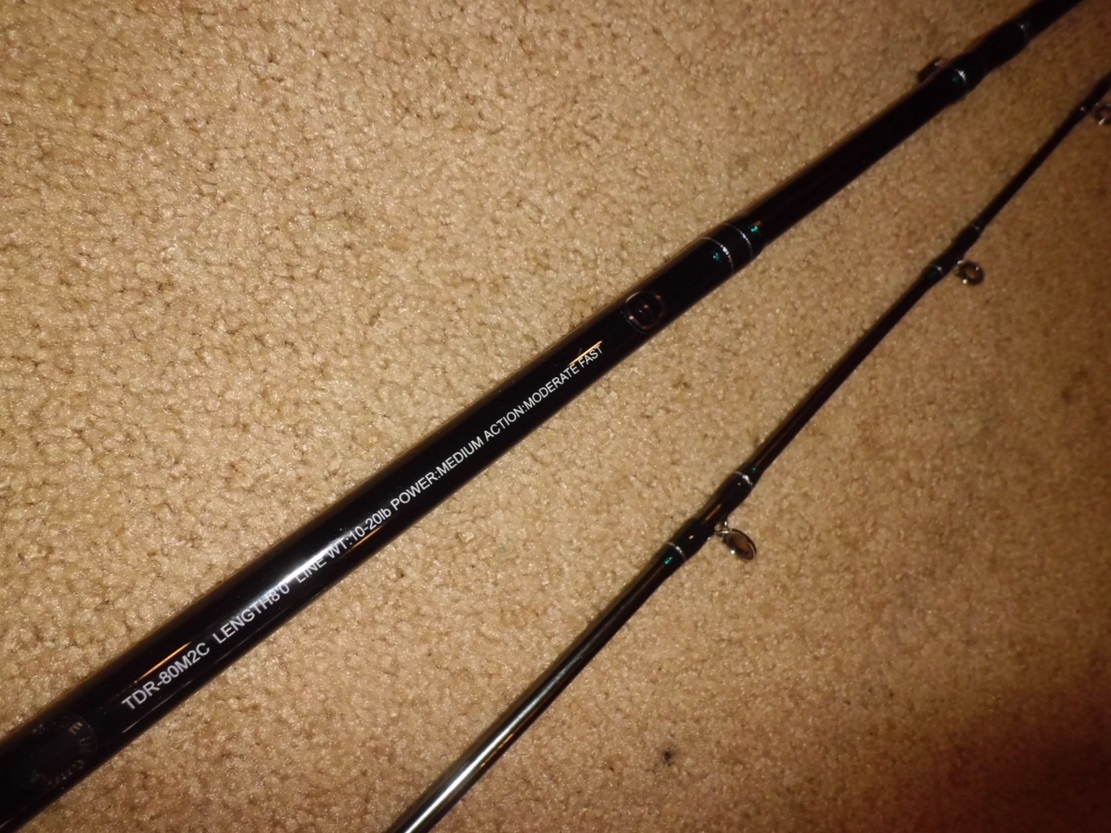 New SHIMANO TDR Downrigging TDR-80M2C Casting 8′ Rod- 10-20 lb test