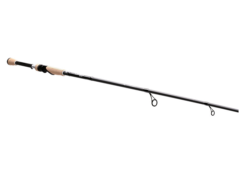 13 Fishing Omen Black Vertical Spinning Rod 6’4″ 10-17 lb Butt Joint OBS64M2BJ