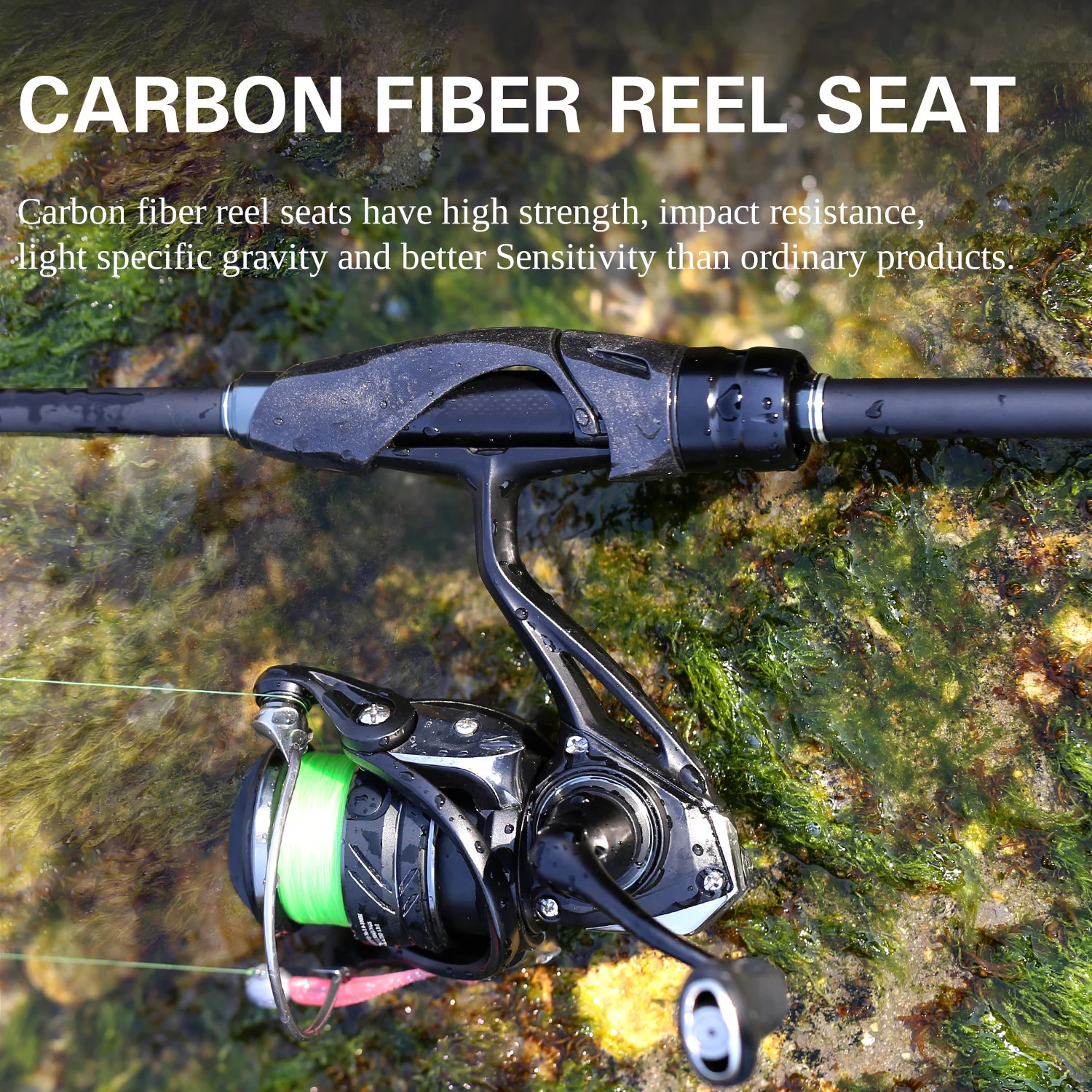 Spirit Fox 2.08M 2.28M 2.44M Light Game Fishing Rod S762L S802L FUJI 2 Section F
