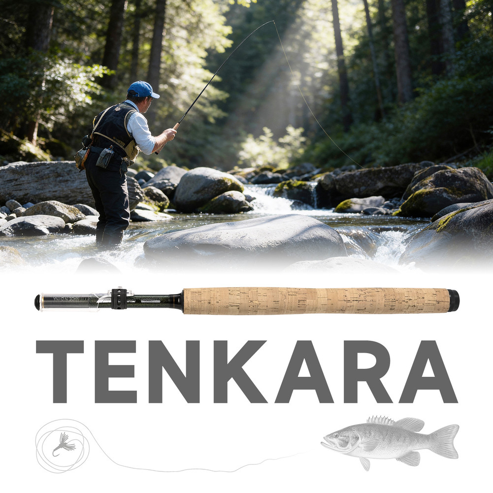 44-350cm Tenkara Fly Fishing Rod Carbon Portable Stream Fishing Pole Black