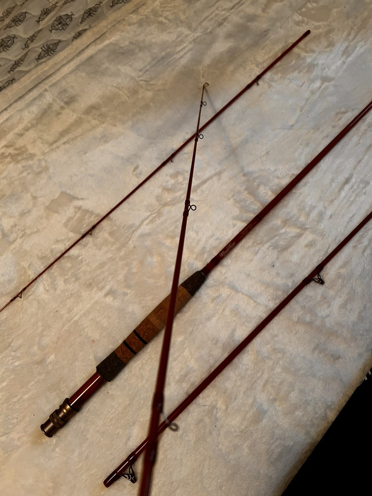 MOONSHINE REVIVAL Fiberglass three weight Seven Ft fly fishing rod classic glass