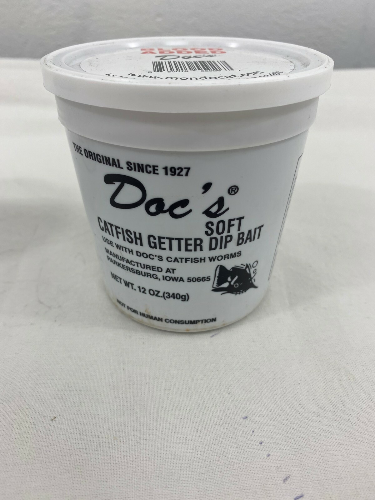 1 CASE DOCS SOFT CATFISH GETTER DIP BAIT BLOOD RECIPE 12-12 OZ TUBS