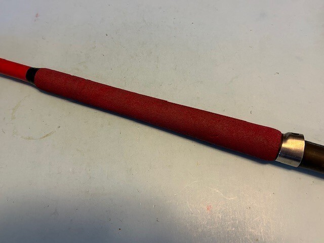 CUSTOM SABRE 7 FOOT 3 INCH 30 TO 80 POUND MARLIN CASTER CONVENTIONAL FISHING ROD