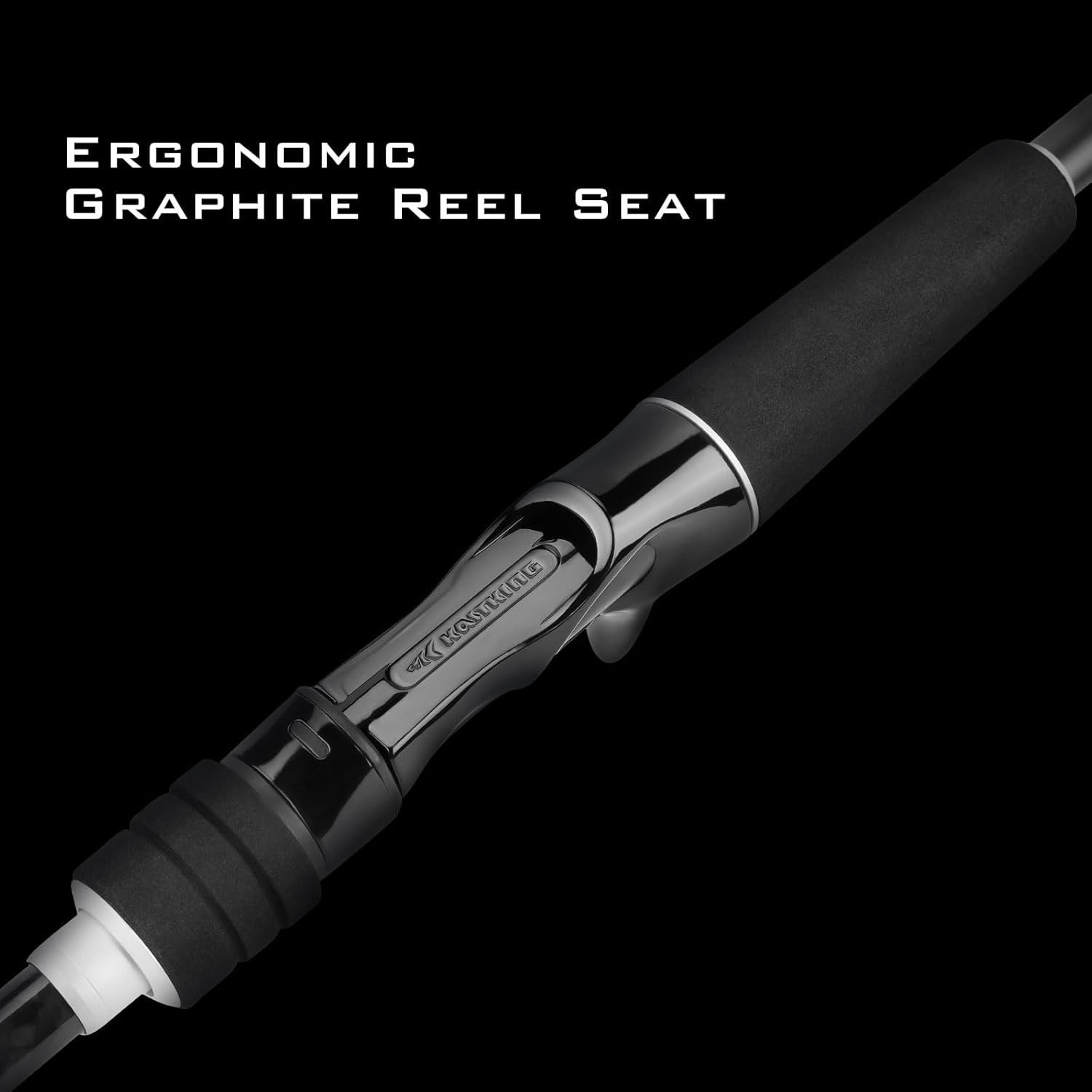 Graphite Casting Rod 7 Feet 6 Inches Durable Construction for Bass Trout Fishing