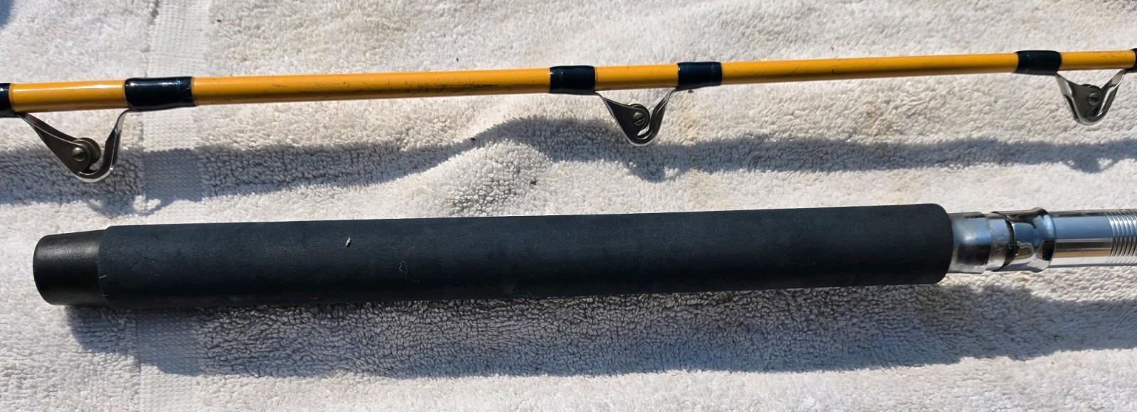 Eagle Claw Starfire SF404 8’6 2 Pc Trolling Rod AFTCO Roller Guides Fishing Rod