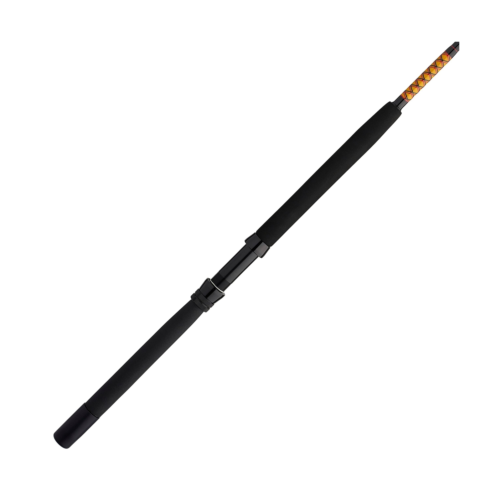 Ugly Stik Bigwater Stand Up Conventional Fishing Rod, Black/Red/Yellow, 6′ – …