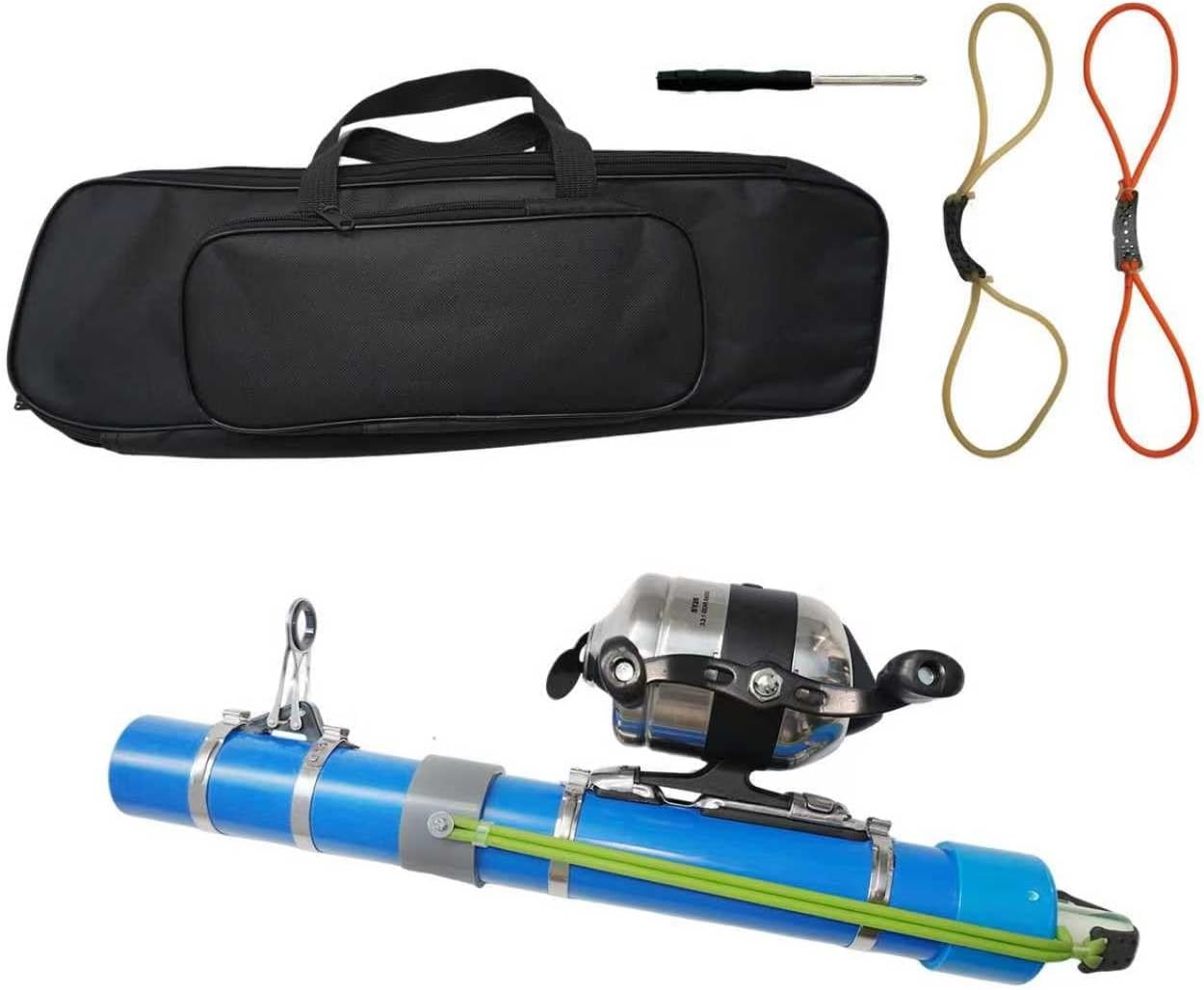 Portable Fishing Catapult Rod Durable & Lightweight Telescopic Lure & Bait