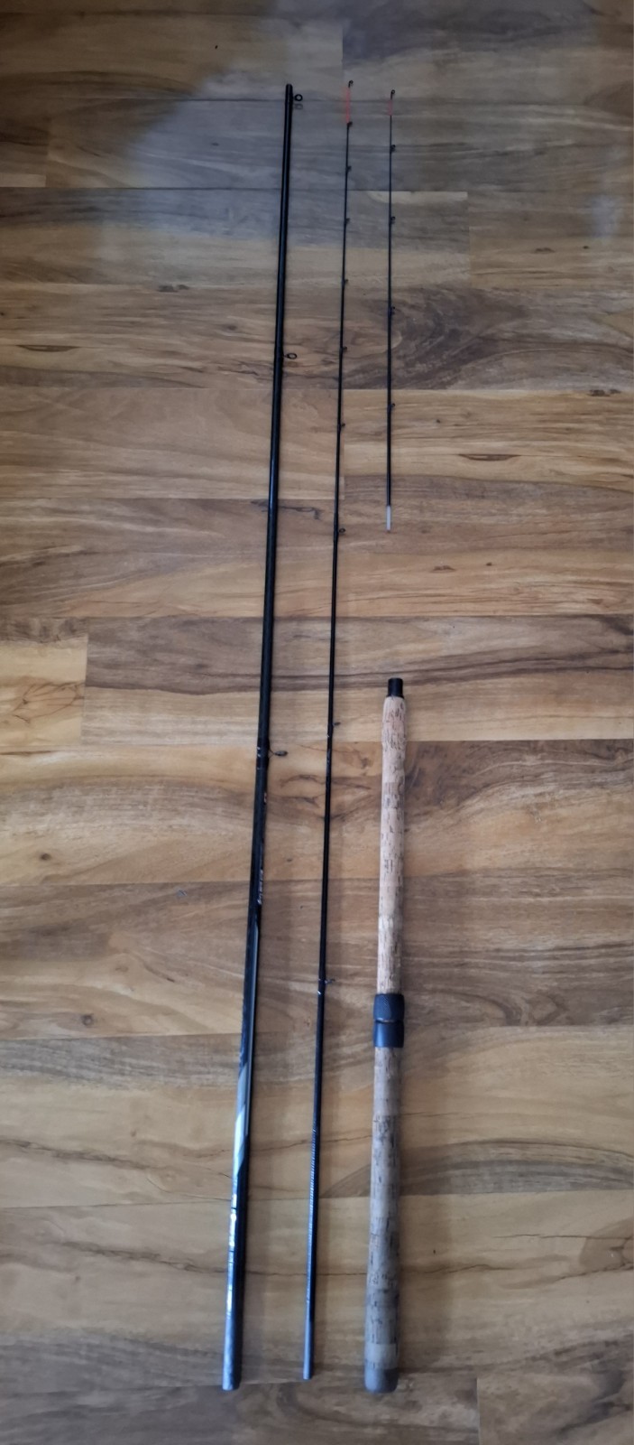 Daiwa Feeder Fishing Rod Harrier-X Carbo Triple Quiver Match 11ft 3 Piece Cork
