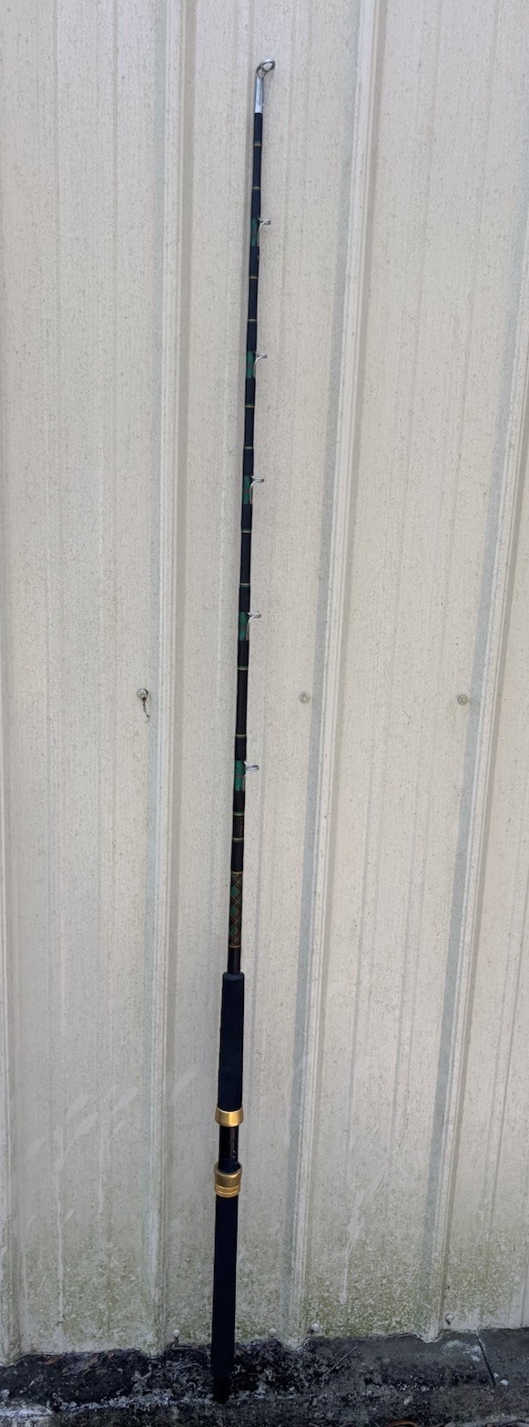 Custom Made Ocean Deep Water Fishing Rod ? 74” Fiberglass Big Fish Trolling