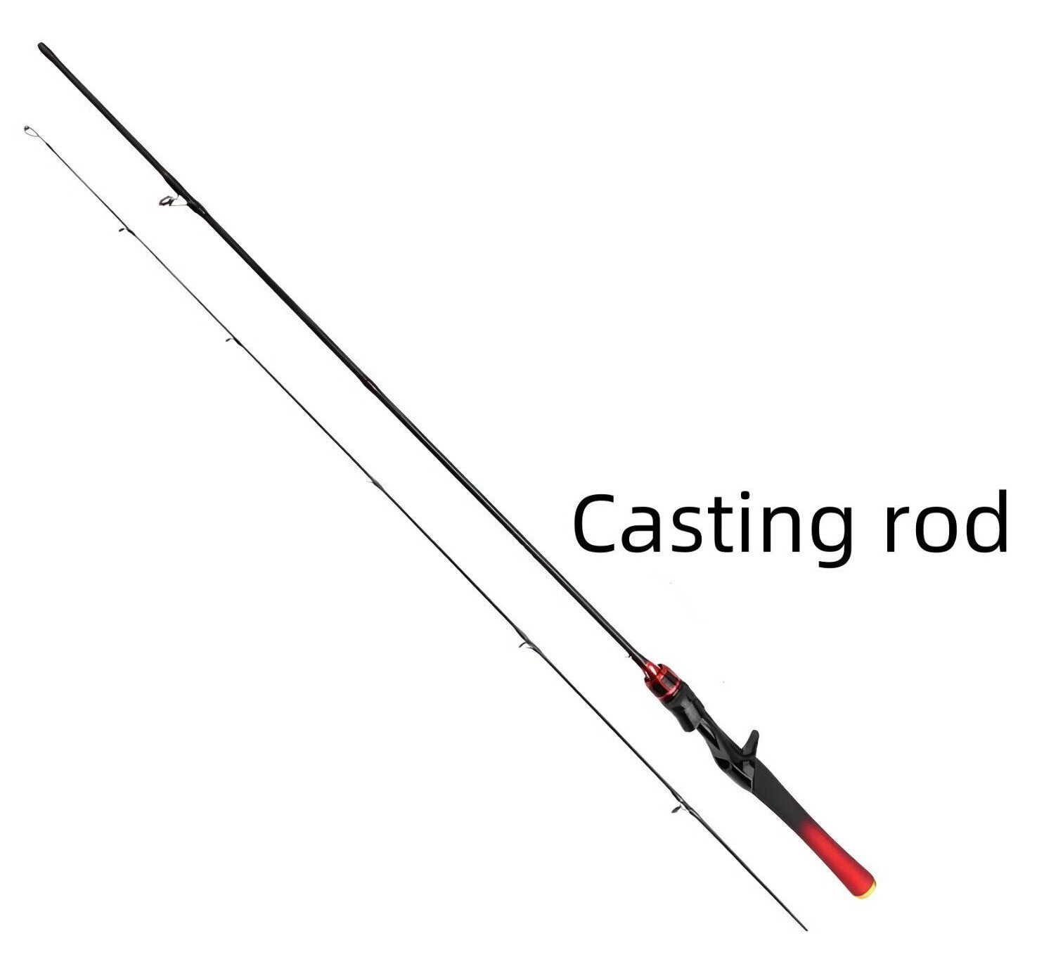 1.65M/1.8M Lure Fishing Rods Spinning Casting Carbon Fiber Fishing Rod Fast Pole