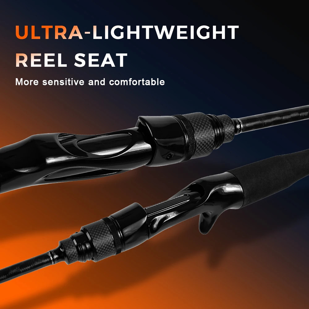 MIFINE MICROBITE 4-Piece Travel Fishing Rod 40+46T Carbon Fast Action 1.8-2.2M