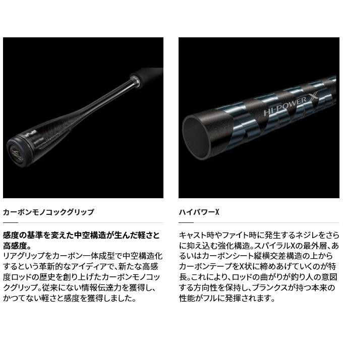 Shimano 21 Zodias Pack Rod C610M-5 Equipped with Carbon Monocoque Grip Compact