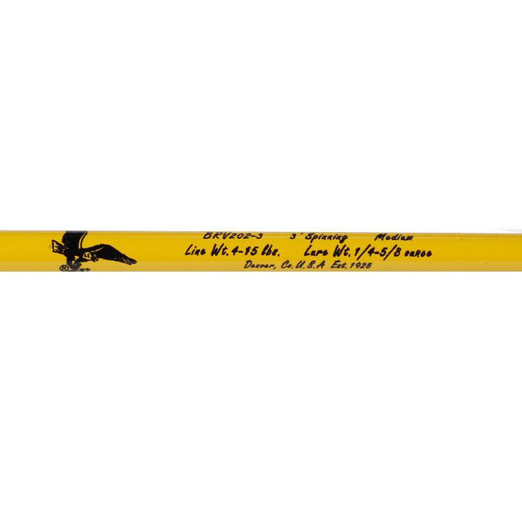 3 EAGLE CLAW BRAVE EAGLE 3′ Ice Fishing Spinning Rods #BRV202-3 FREE USA SHIP!