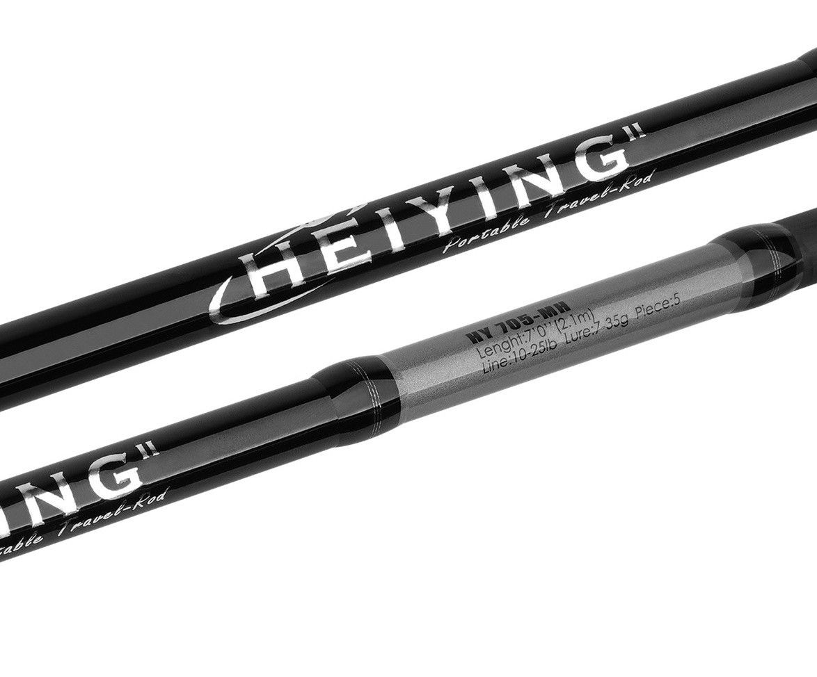 7FT 8FT Fishing Rods Spinning Rod Casting Carbon Fiber Rod 5 Section Sensitive