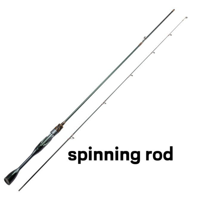 Fishing Rods Casting Spinning Rod Lure Rod Ultra light 2 Sections Pole Portable