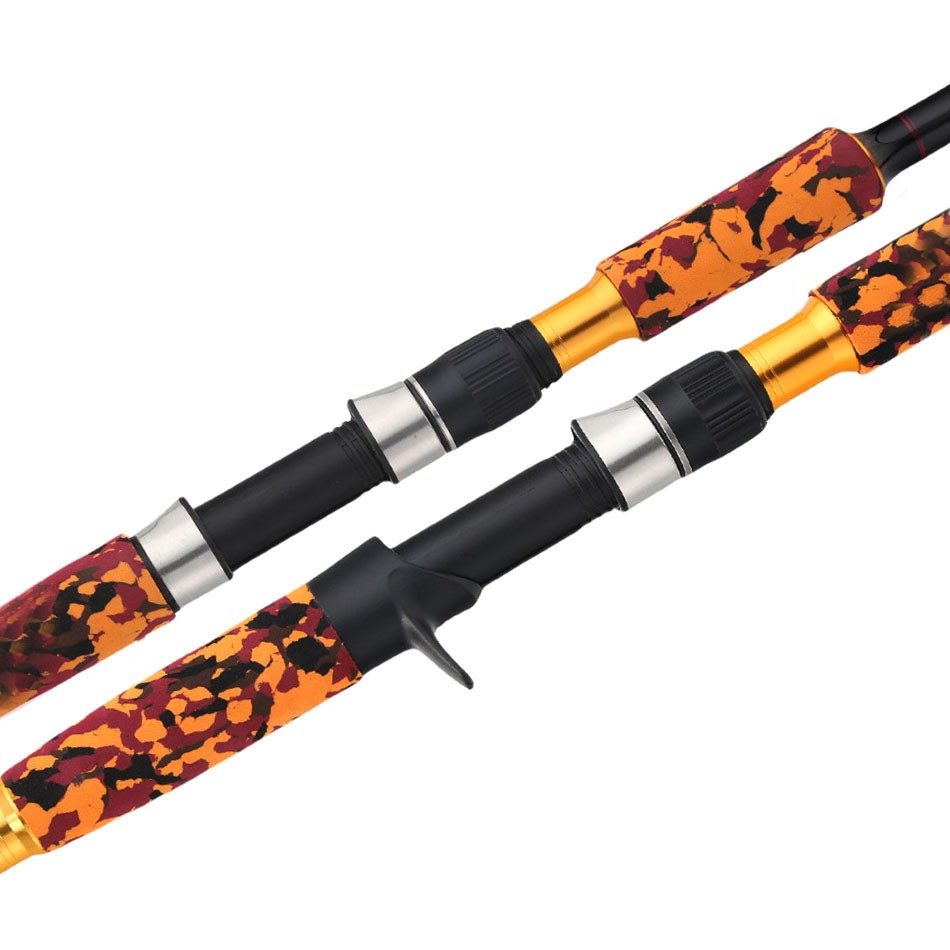 CHIXI Casting Rod 7’5″10-30lb XH Saltwater Spinning Fishing Rod Bass Rod 2 Part