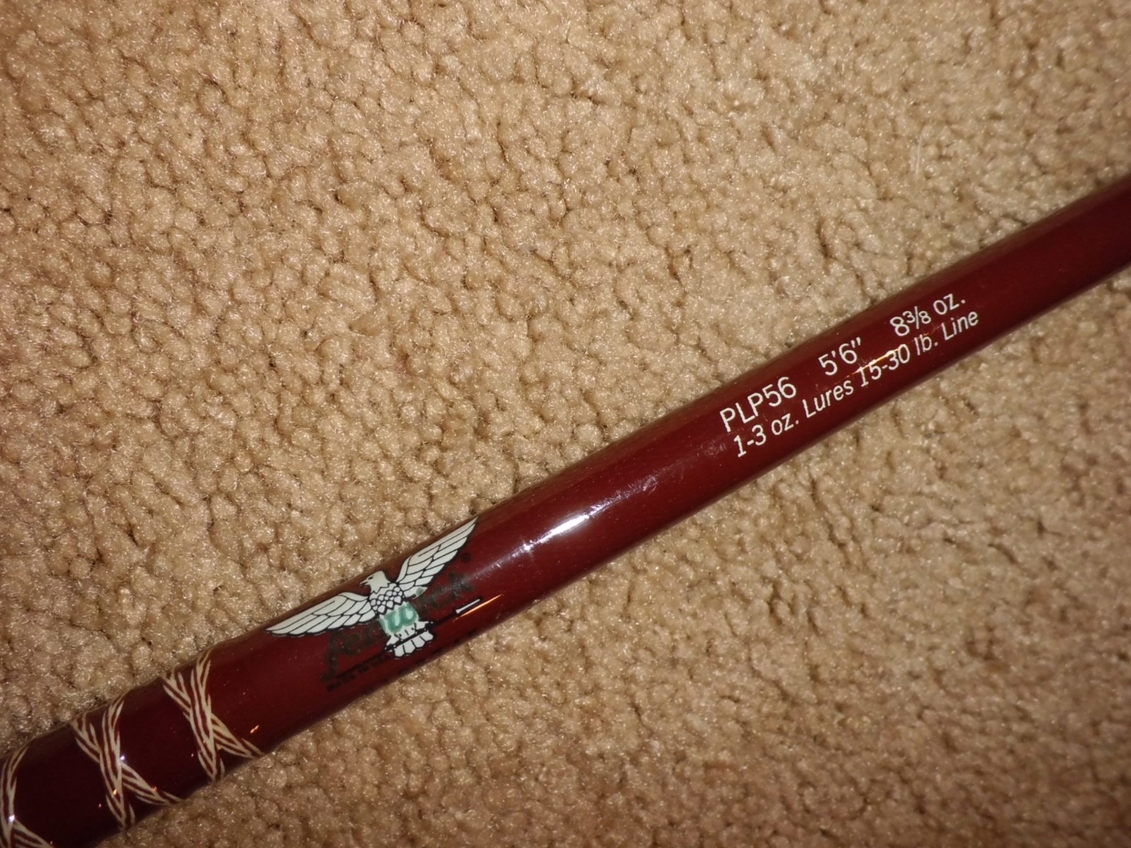 RARE Vintage FENWICK PLP56 Conventional Boat 5’6″ Rod- USA- 15-30lb- # N193745