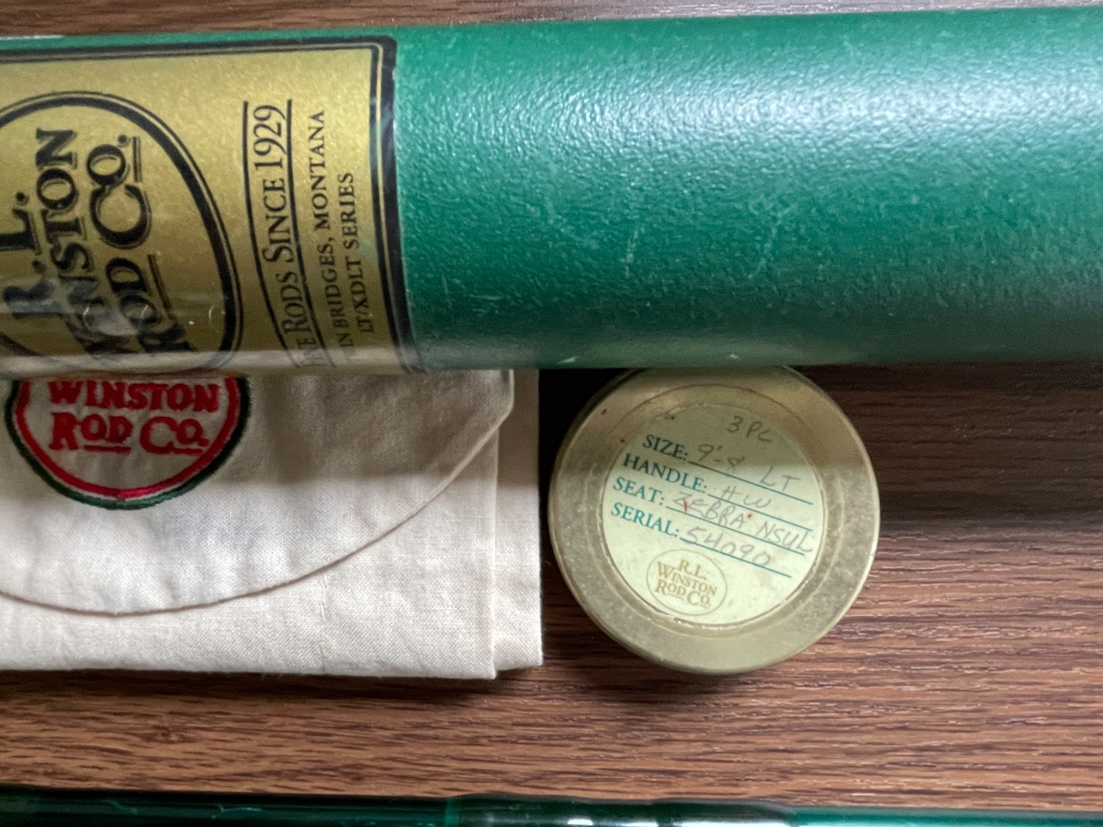 R.L.Winston LT #8wt 9’0″ Tube 3pce 54090 Used Fly Fishing Rod Carbon Japan