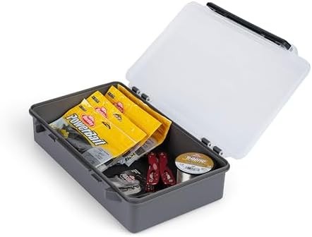 Plano StowAway 3700 Deep Open Stow Tackle Box, with Corrosion-Preventive Rustric