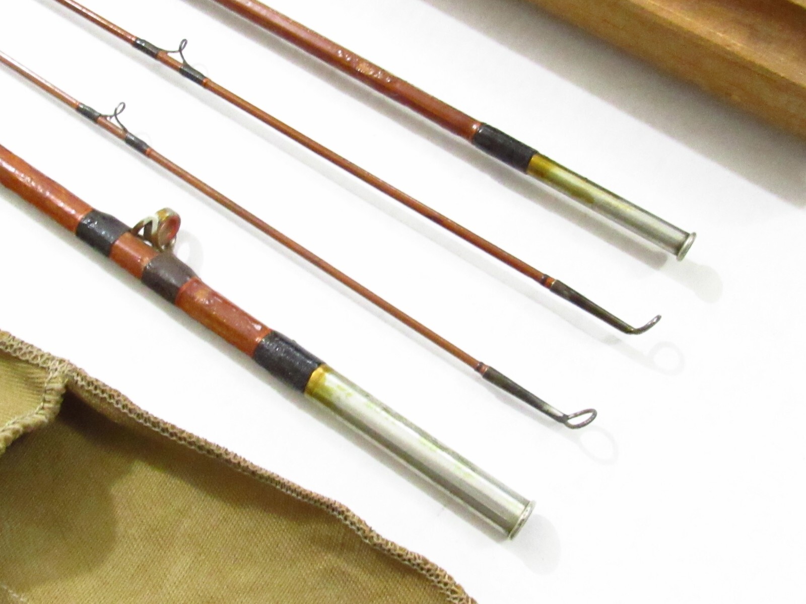 1930S USA HEDDON PETE’S FAVORITE 8′ 1/2 FT BAMBOO FLY ROD ALL ORIGINAL