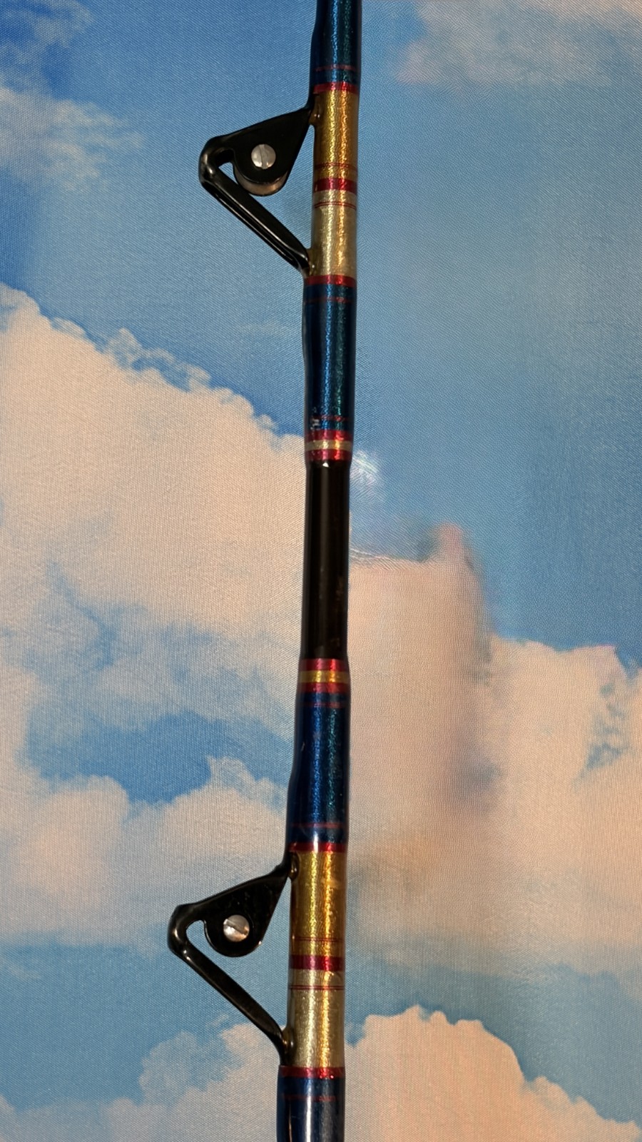 CALSTAR 74″ BT-6460-H Custom The Longfin 80lb Roller Guides Saltwater Tuna Rod