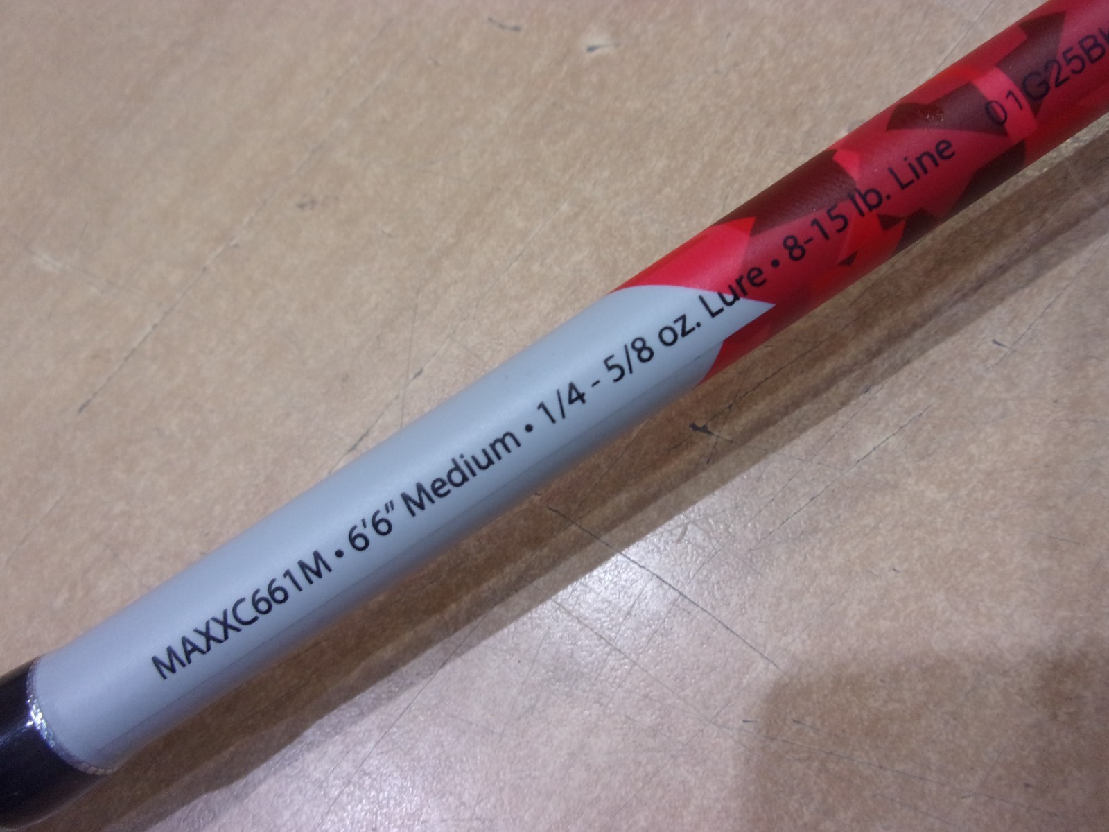 ABU GARCIA MAX X 6 foot 6 inch Medium CASTING ROD