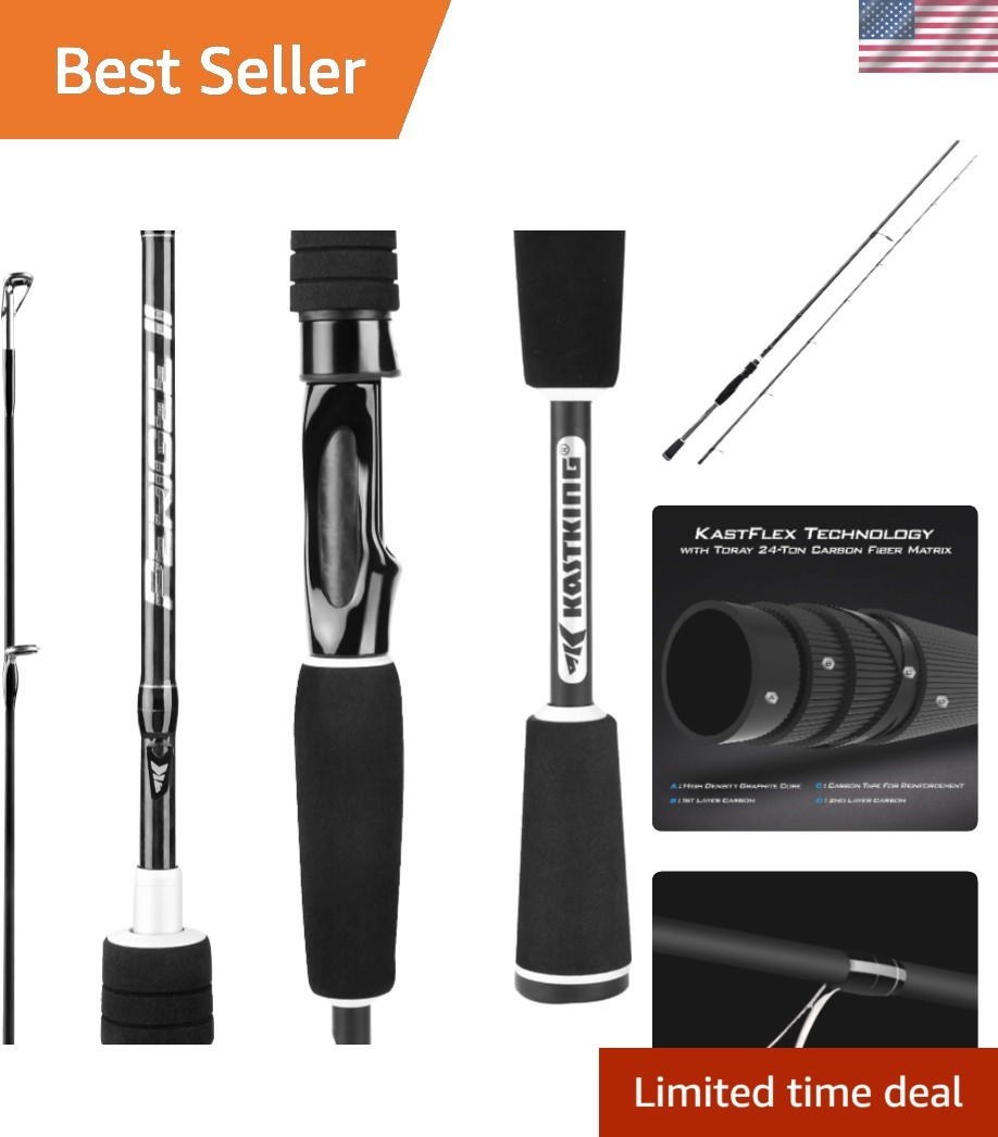 High-Performance Perigee II Fishing Rod – 24-Ton Carbon, Bass, Salmon Friendly